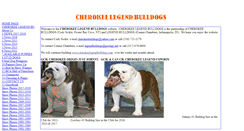 Desktop Screenshot of cherokeelegendbulldogs.com